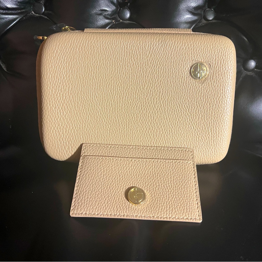 Giorgio Armani Cosmetics Bag Cad Holder Brand New